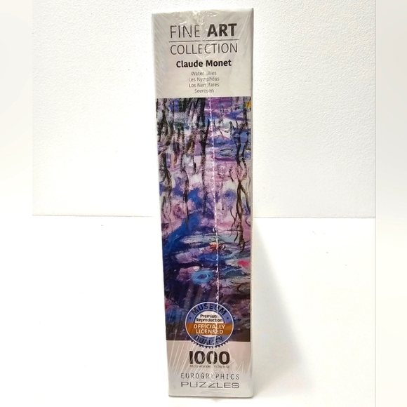 Eurographics Claude Monet Water Lillies 1000-Piece Jigsaw Puzzle - Picture 4 of 9